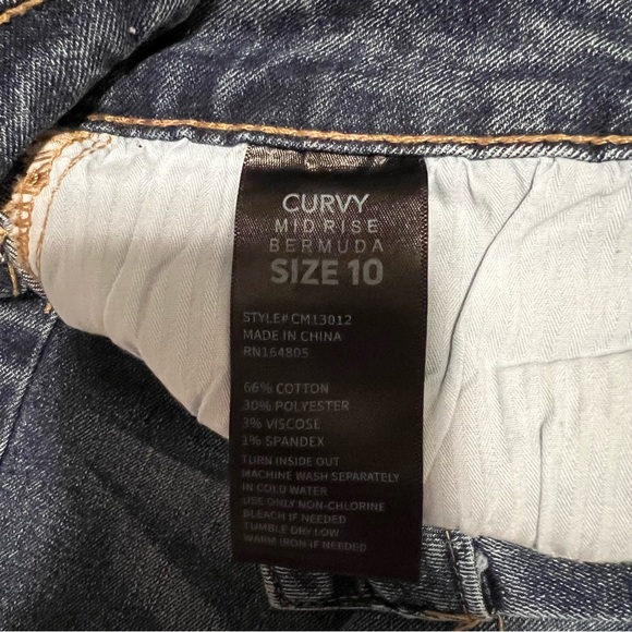 Copper Flash Women Denim Bermuda Shorts. - Picture 4 of 9